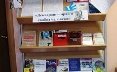 «Законы мы будем изучать, свои права мы будем знать» Книжная выставка
