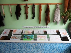 "Сокровища сибирской тайги" - выставка рисунков 