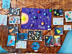 "Удивительный космос" - выставка детских работ в музее